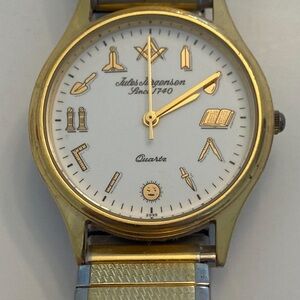 Gold and Silver Men's Watch